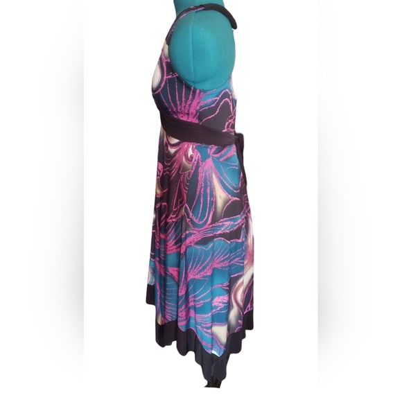 True Light Summer Dress Multicolored Size L NWT Never Worn - Picture 3 of 7